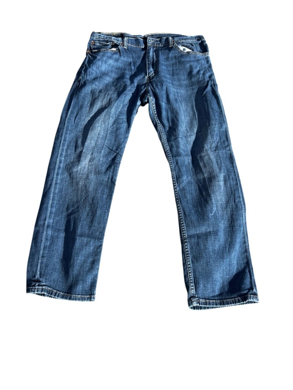 Men's Straight-Leg Denim Jeans in Blue 36X30